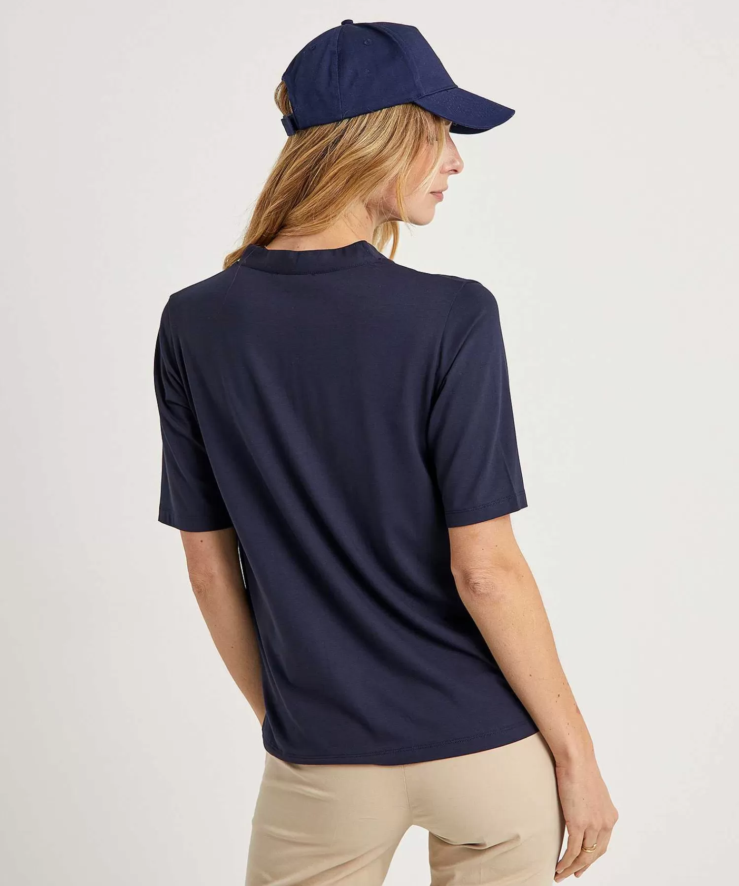 * Camisa Con Cuello De Pico Plisado De Store