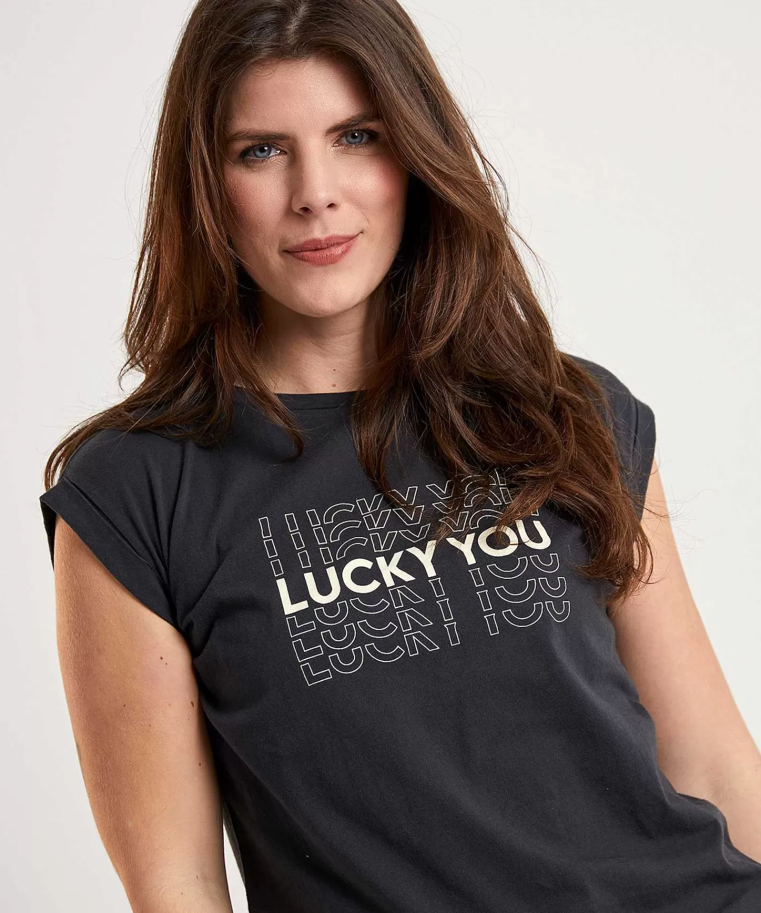 By-Bar Camisa Con Estampado De Letras De Thelma Lucky You Cheap