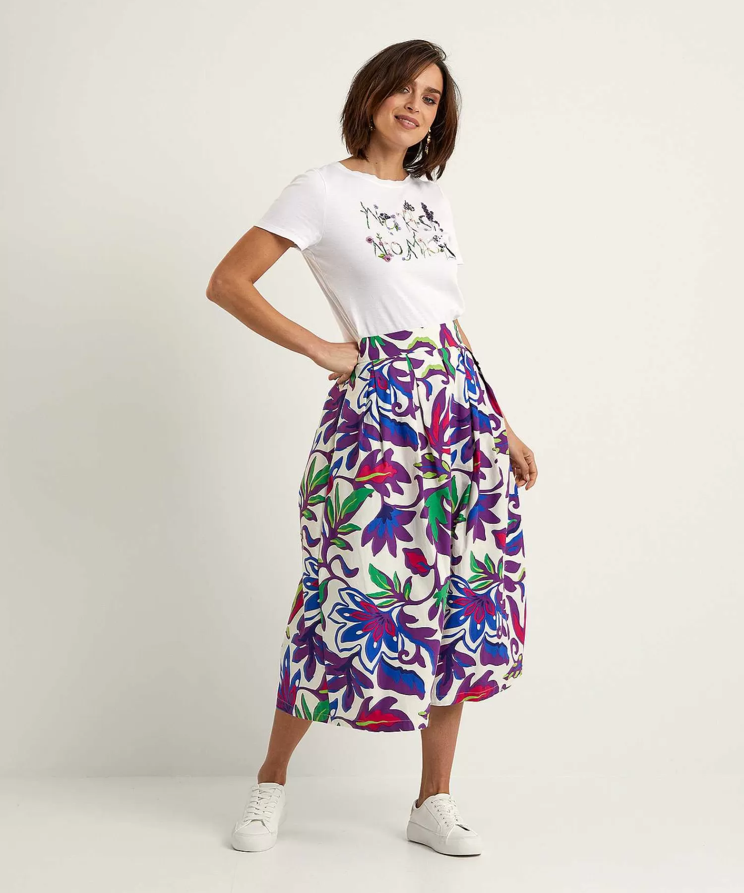 Marc Cain Collections Camisa Con Estampado Floral Y Letras De Marc Cain Cheap