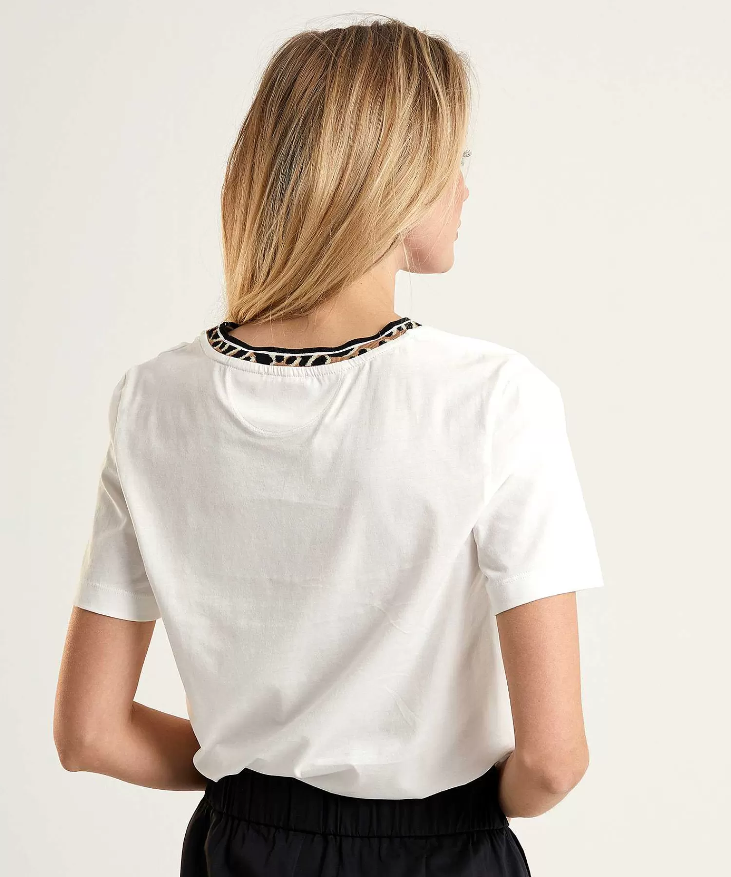 Marc Cain Sports Camisa Deportiva Con Ribete Animal De Marc Cain Cheap