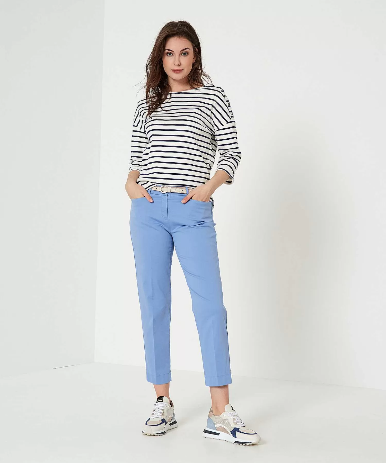 GIULIA E TU Camisa Botones De Rayas Bretonas Outlet
