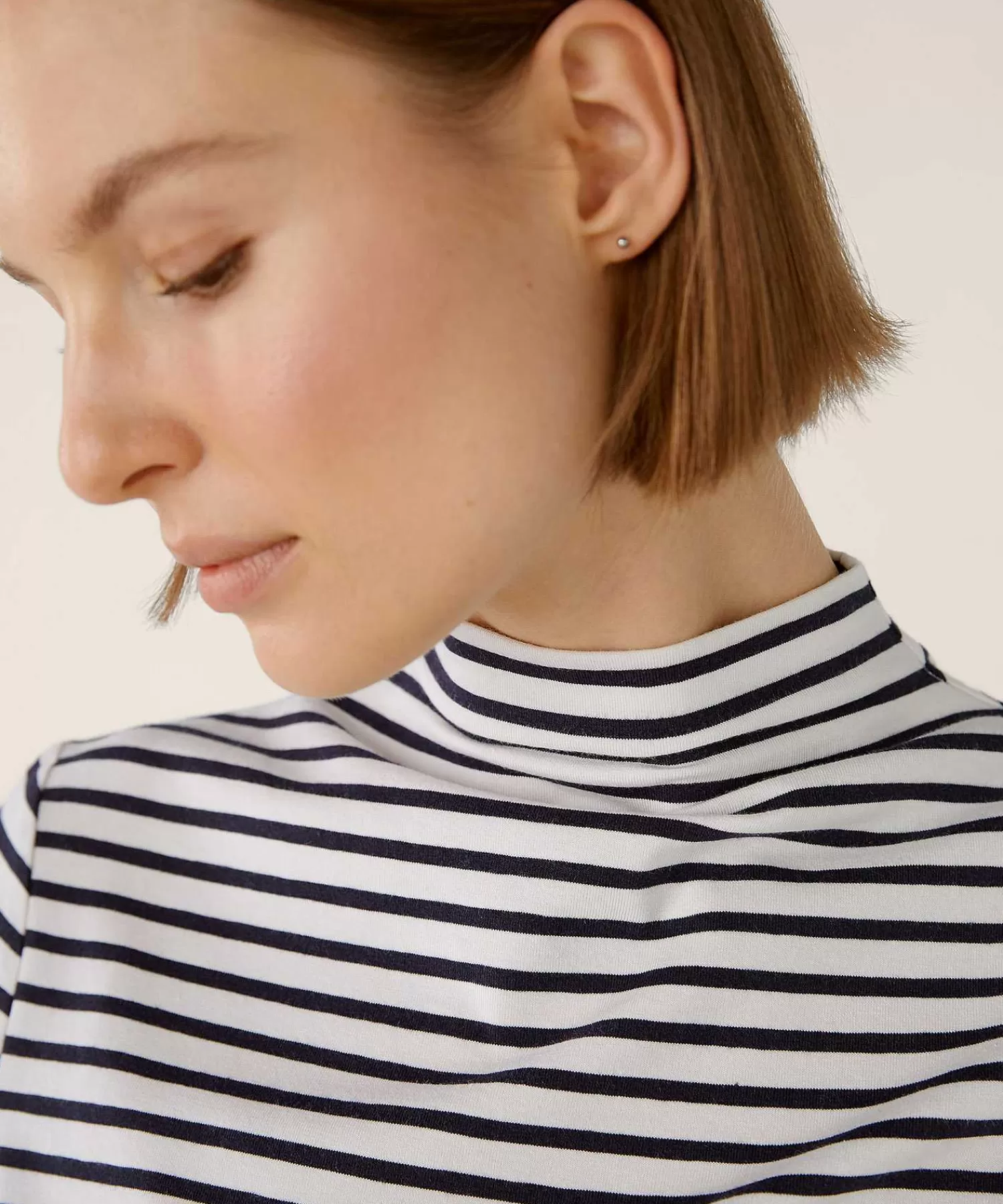 OUI Camisa A Rayas Con Cuello New