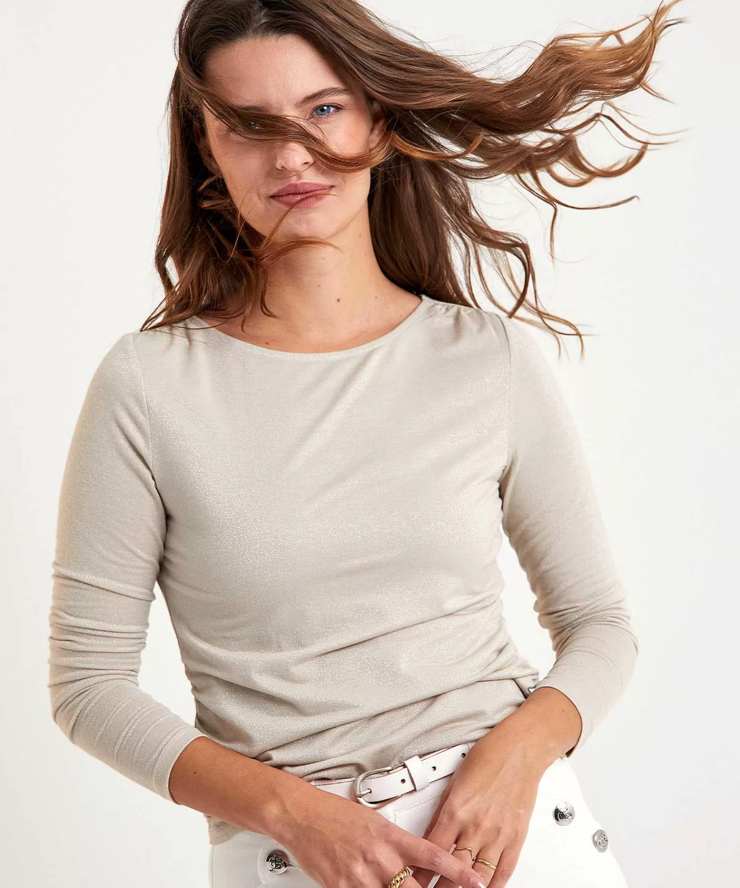 OUI Camisa Lurex Fashion