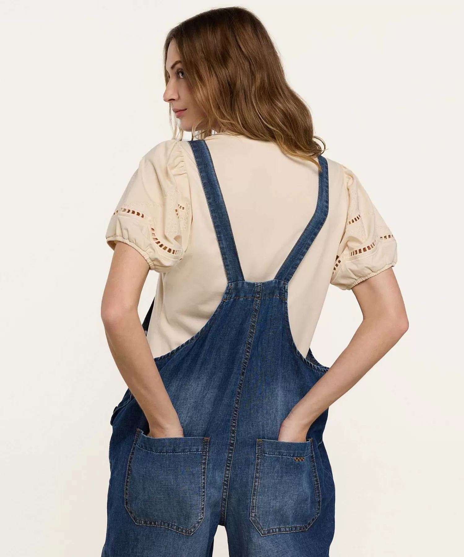 Summum Camisa Broderie Cuello Pico Best