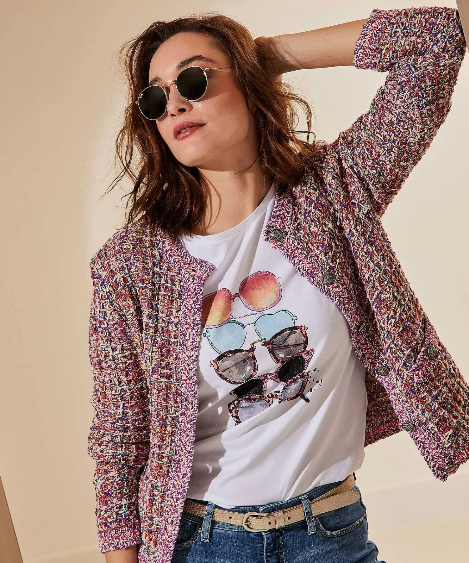 Leo & Ugo Camiseta Estampado Gafas De Sol Best