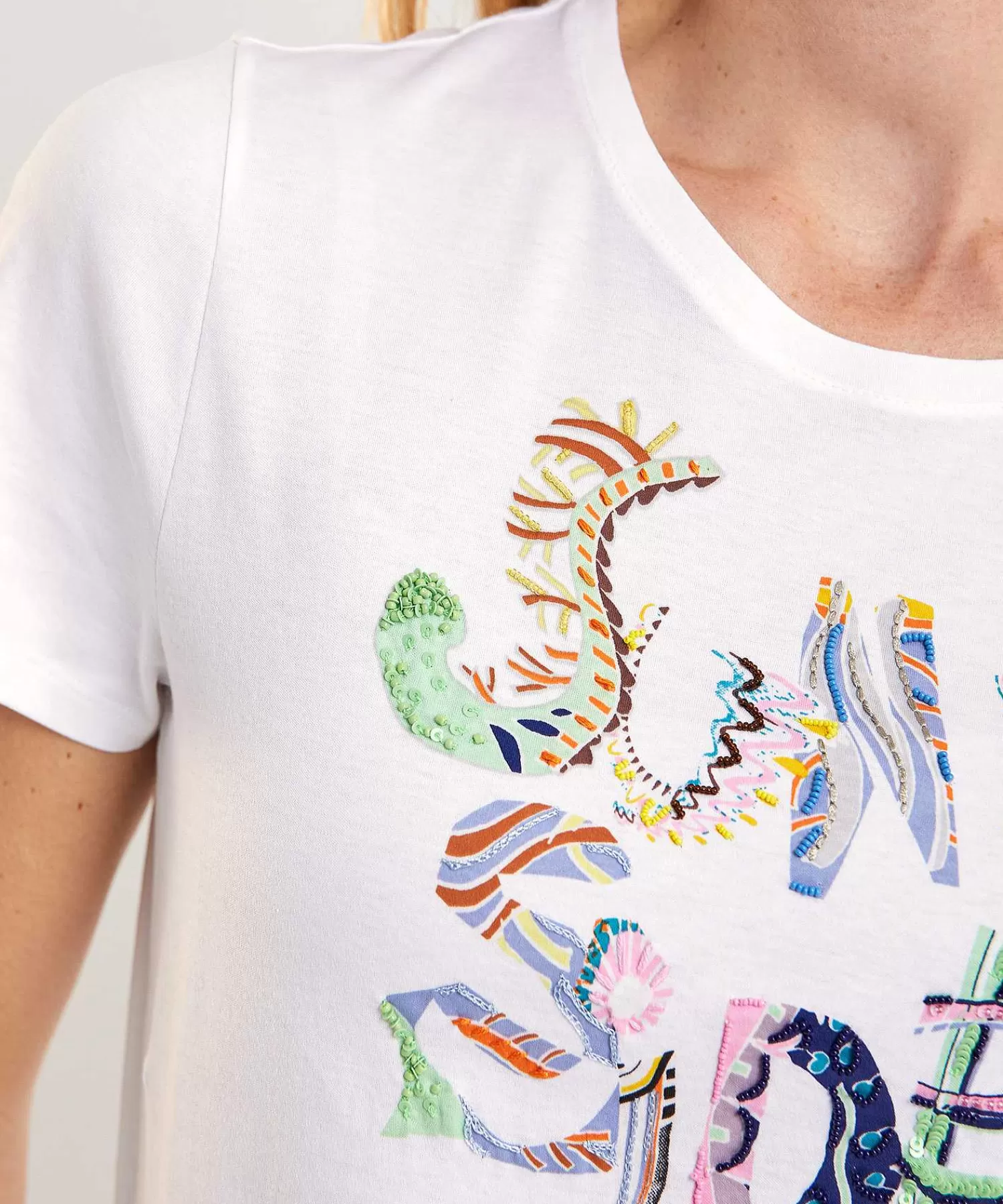 Marc Cain Collections Camiseta Marc Cain Con Estampado De Letras Multicolor Cheap