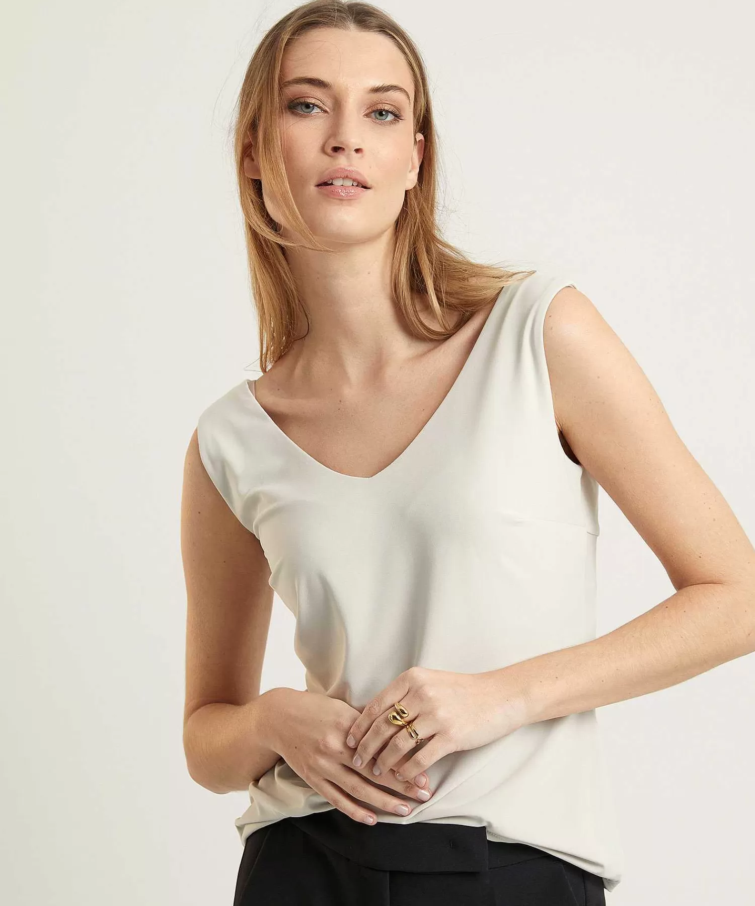 Joseph Ribkoff Camiseta Sin Mangas Con Cuello En V Shop
