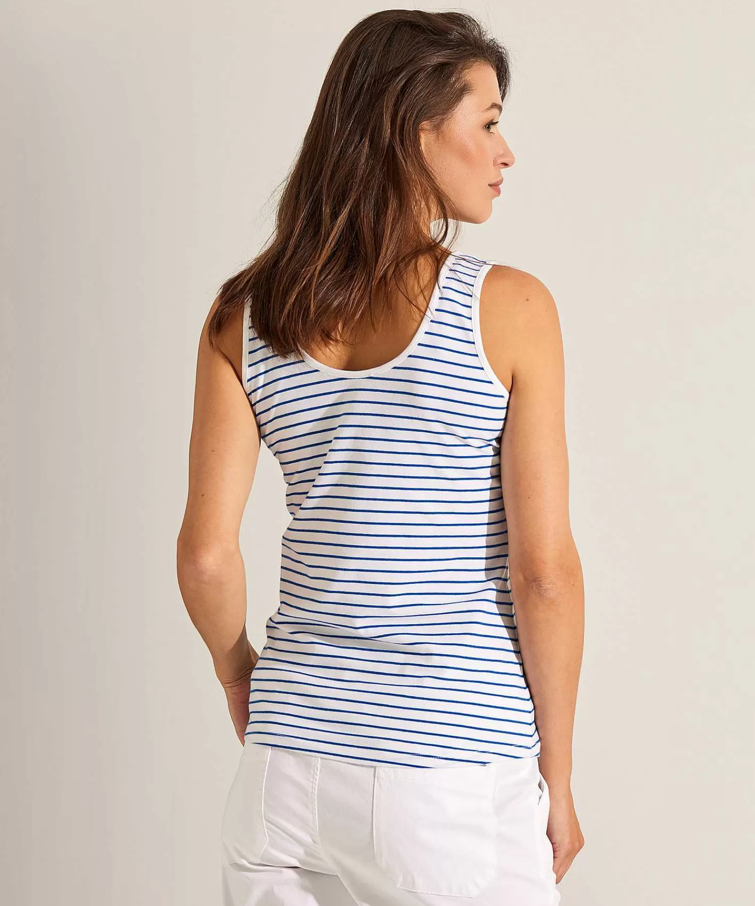 OUI Camiseta Sin Mangas Con Rayas New