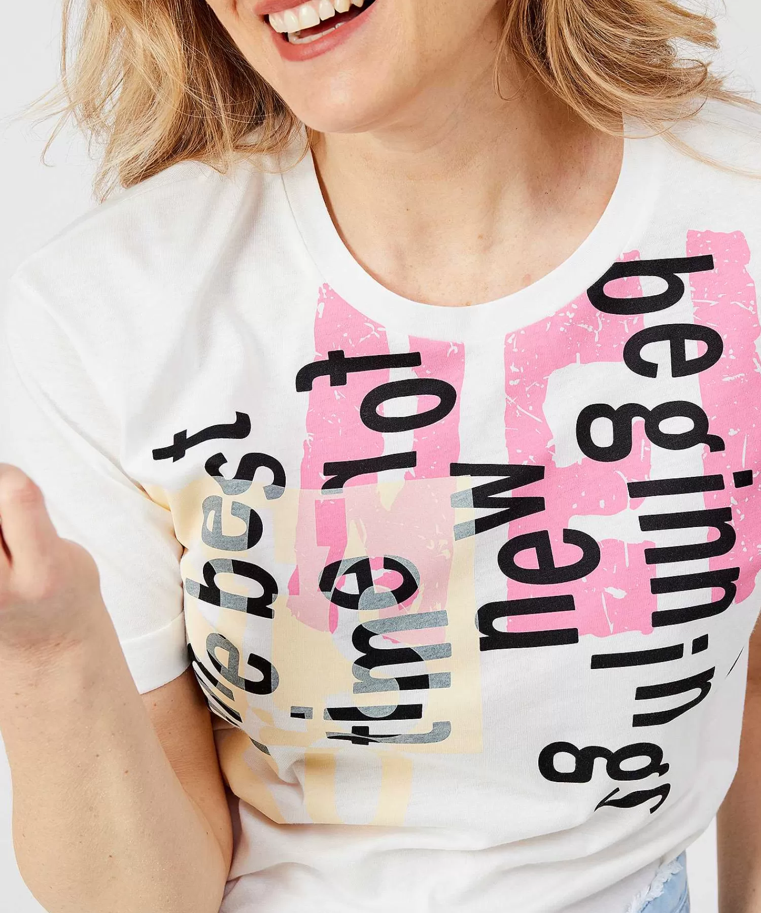 Summum Camiseta Eslogan Flash Sale