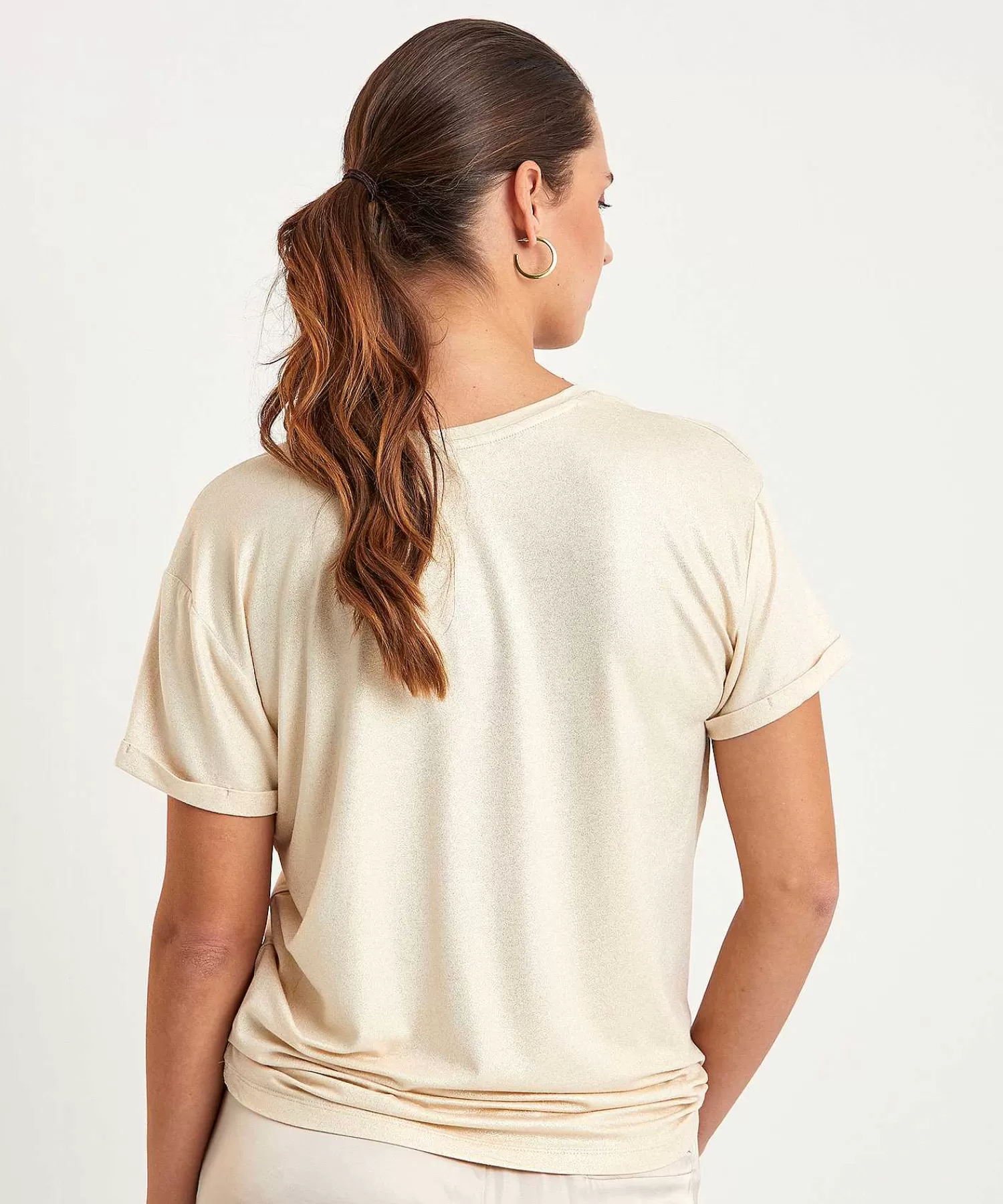 Summum Camiseta Revestida Metalica Fashion