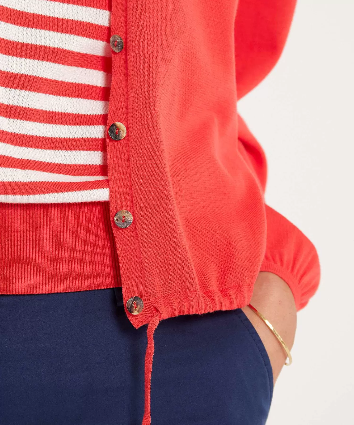 GIULIA E TU Cardigan Con Cordon New