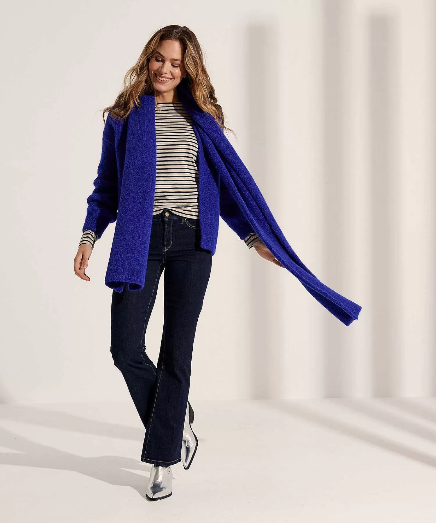 Giulia e Tu Cardigan Swagger De Mezcla De Lana Fashion