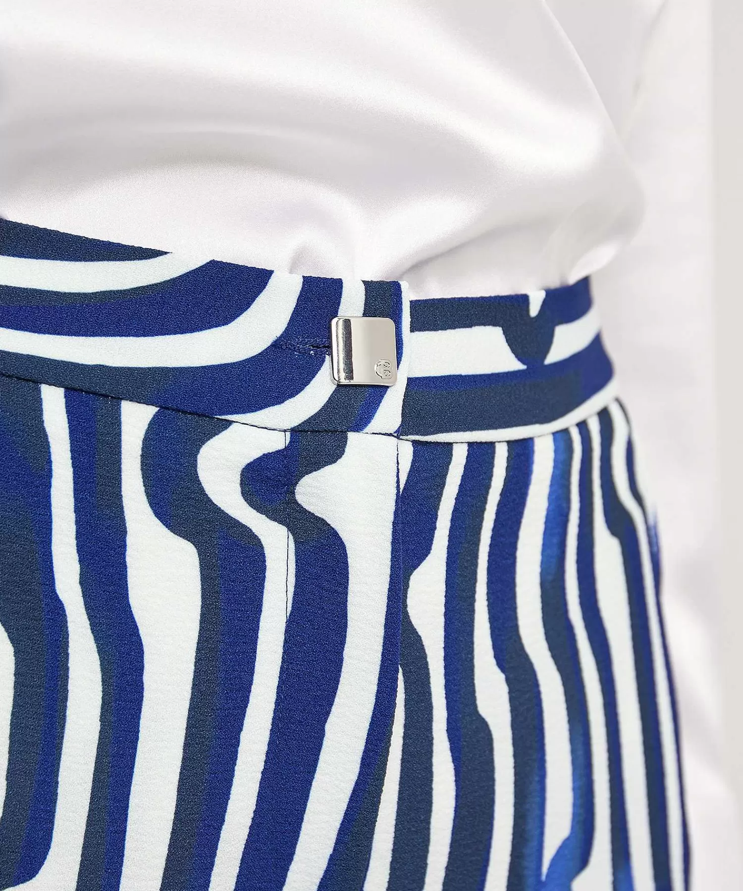 Caroline Biss Pantalones Palazzo Rayas Fantasia Outlet