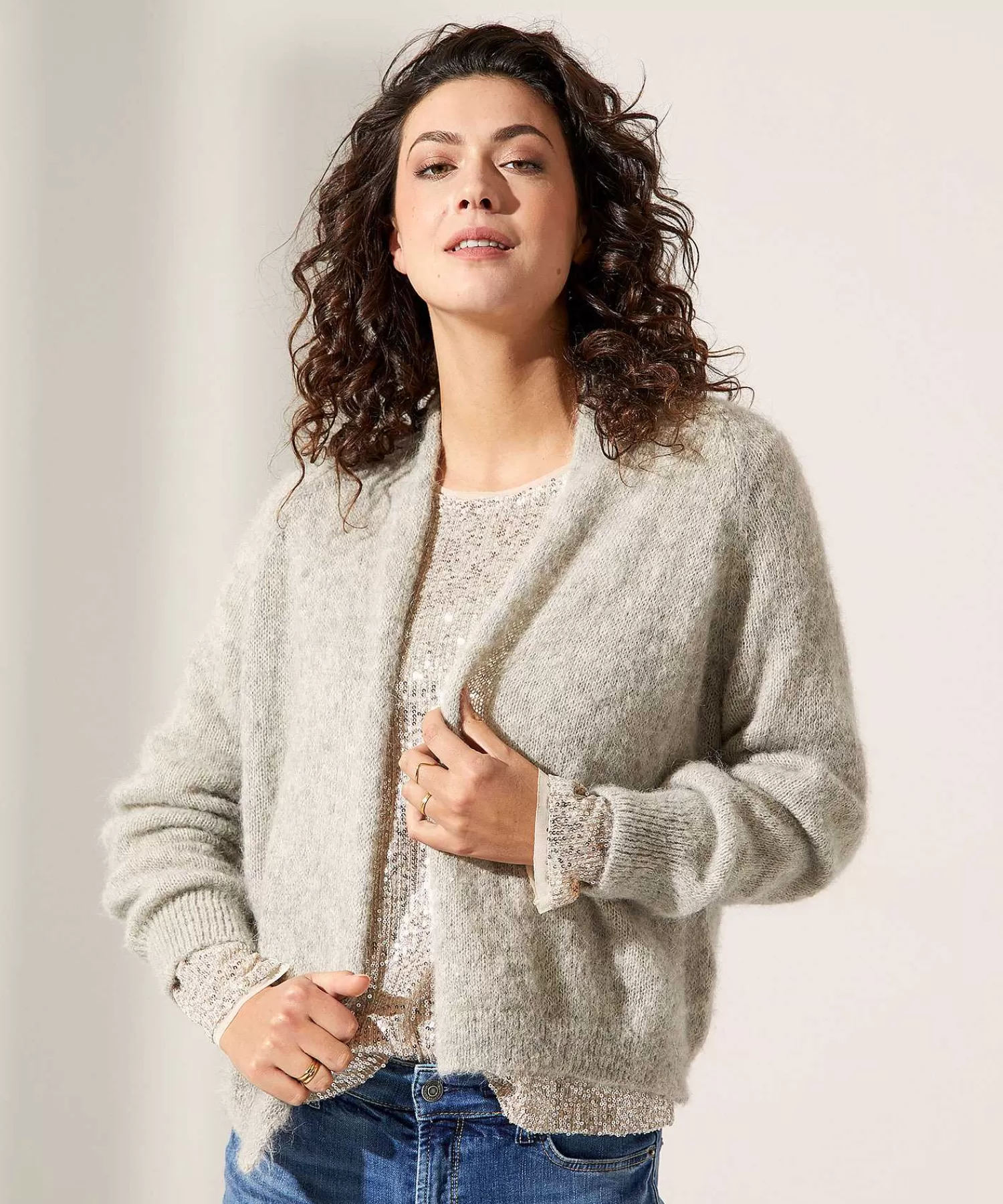 GIULIA E TU Chaleco Swagger Mezcla De Alpaca Store