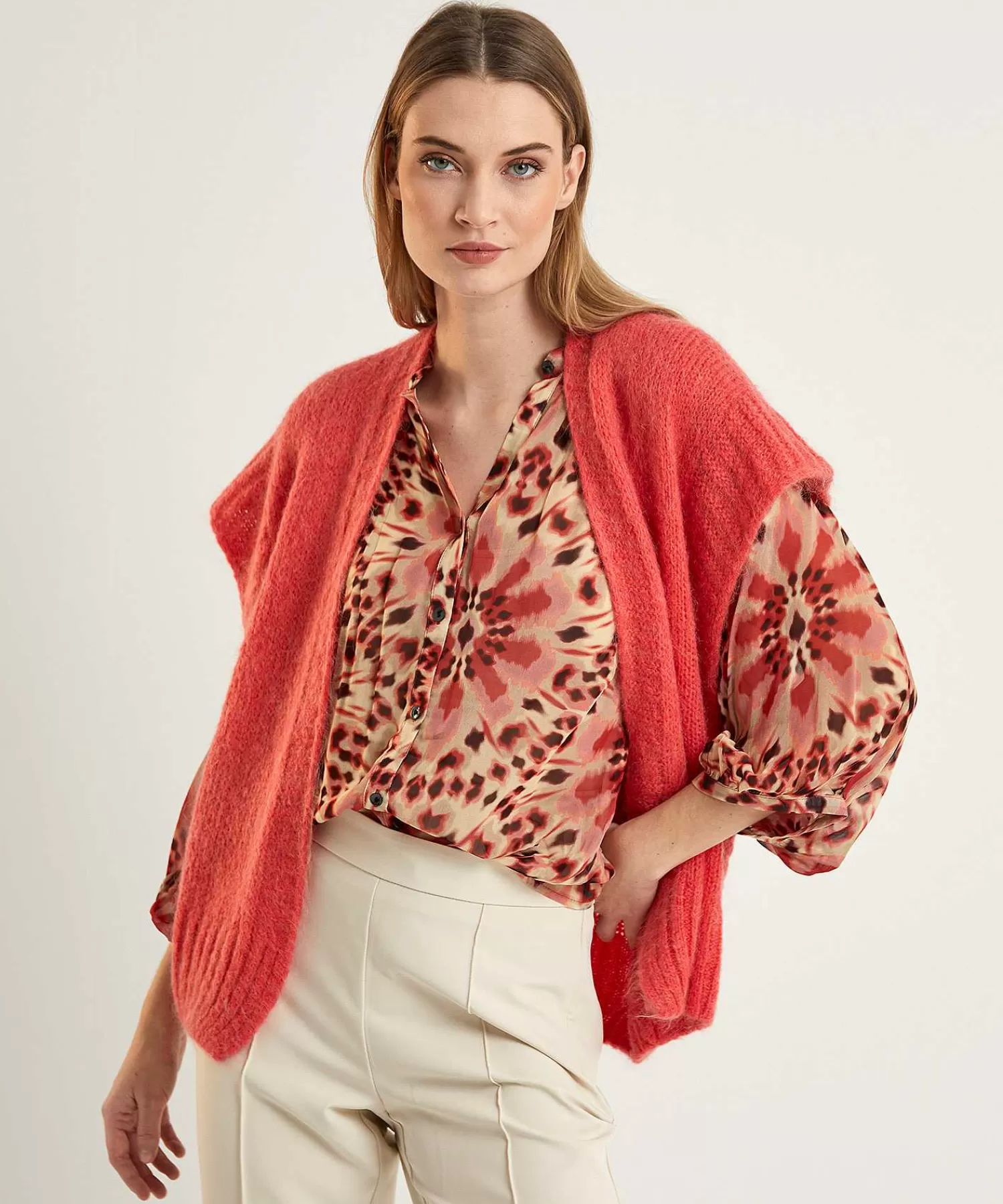 Summum Chaleco Sin Mangas Mezcla Mohair New