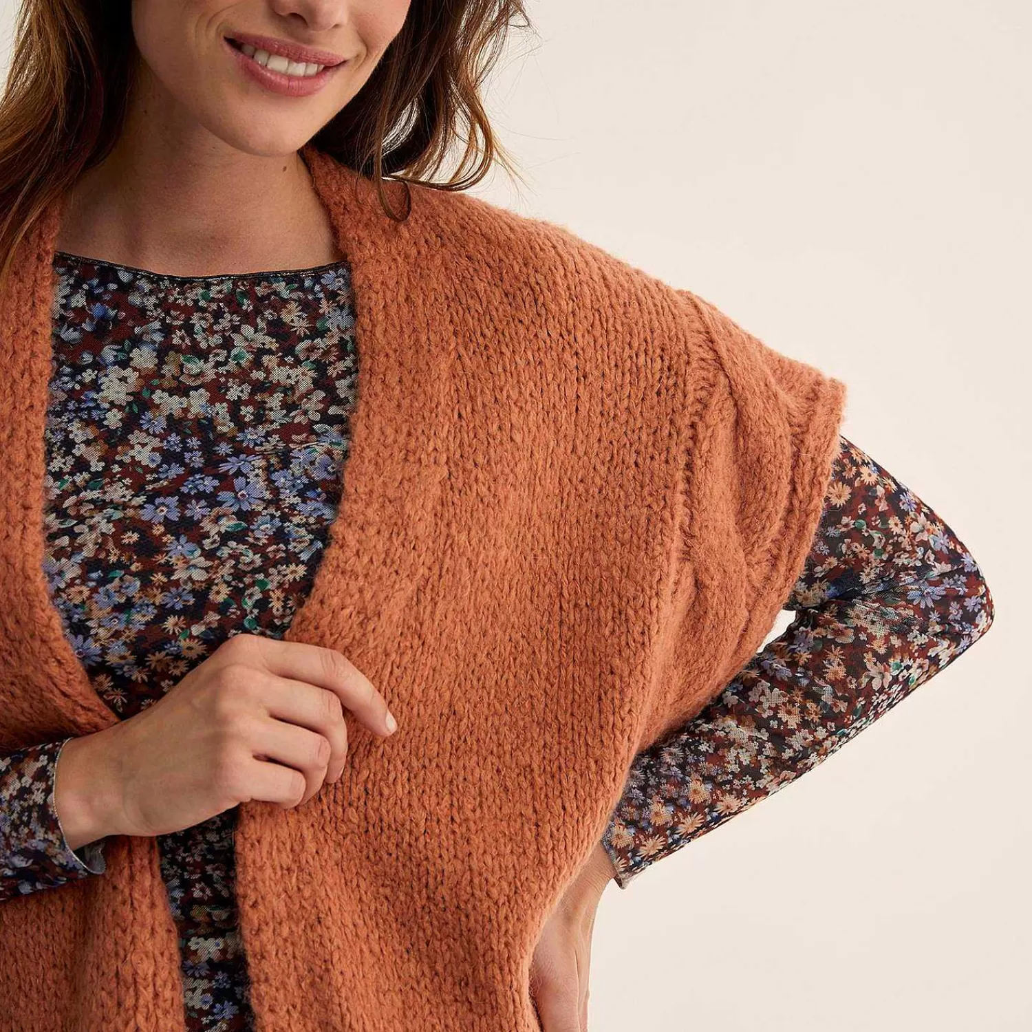 Summum Chaleco Sin Mangas Mezcla Mohair Flash Sale