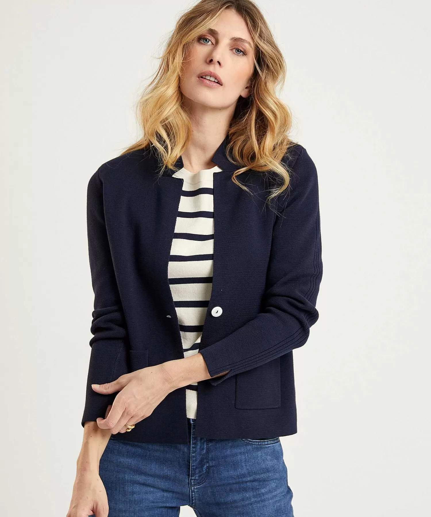 * Chaleco Tipo Blazer Puntaknit Sale