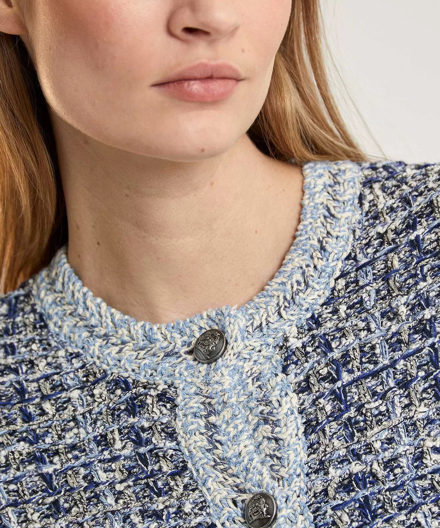 OUI Chaleco Tipo Blazer Boucle Sale