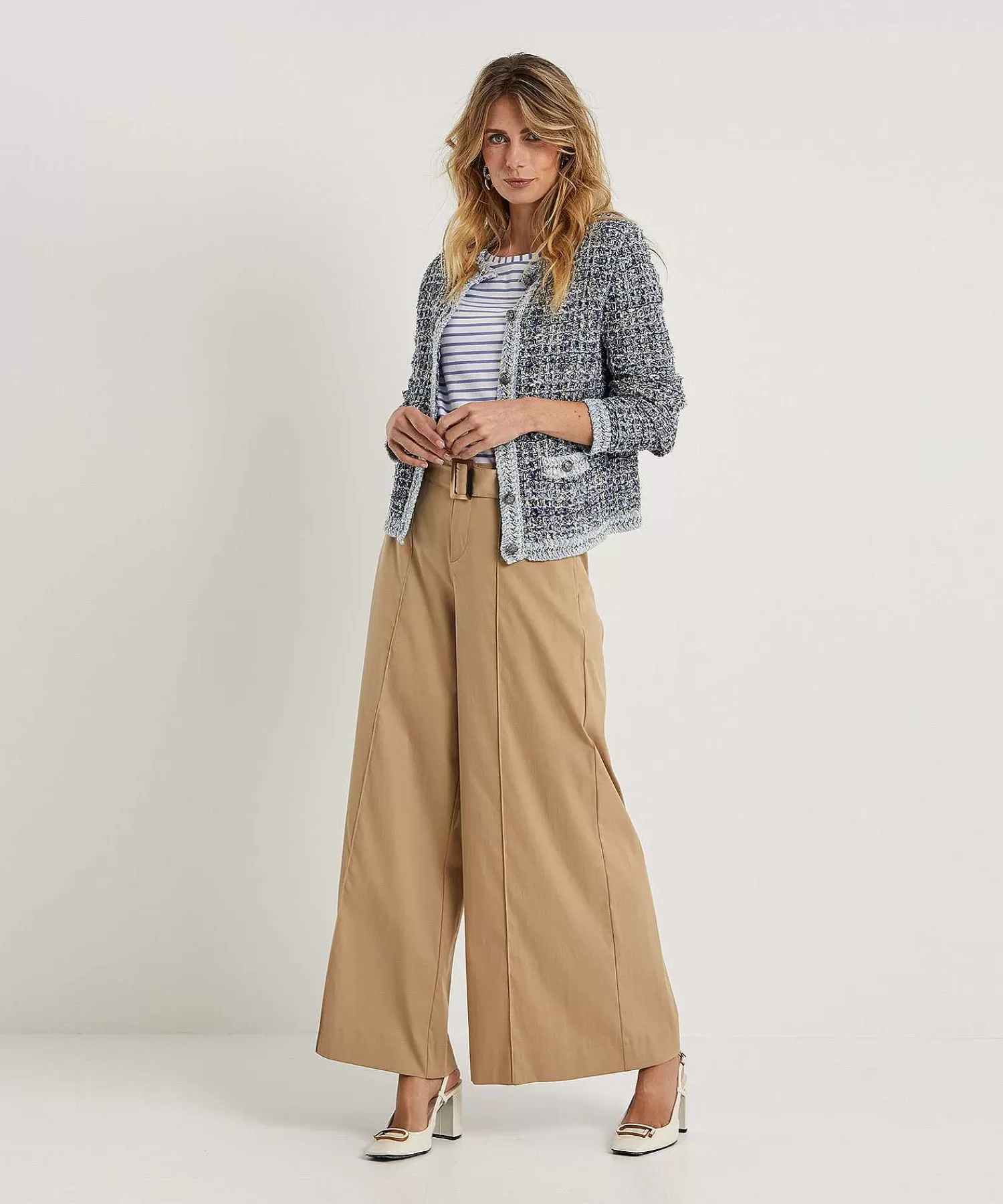 OUI Chaleco Tipo Blazer Boucle Sale