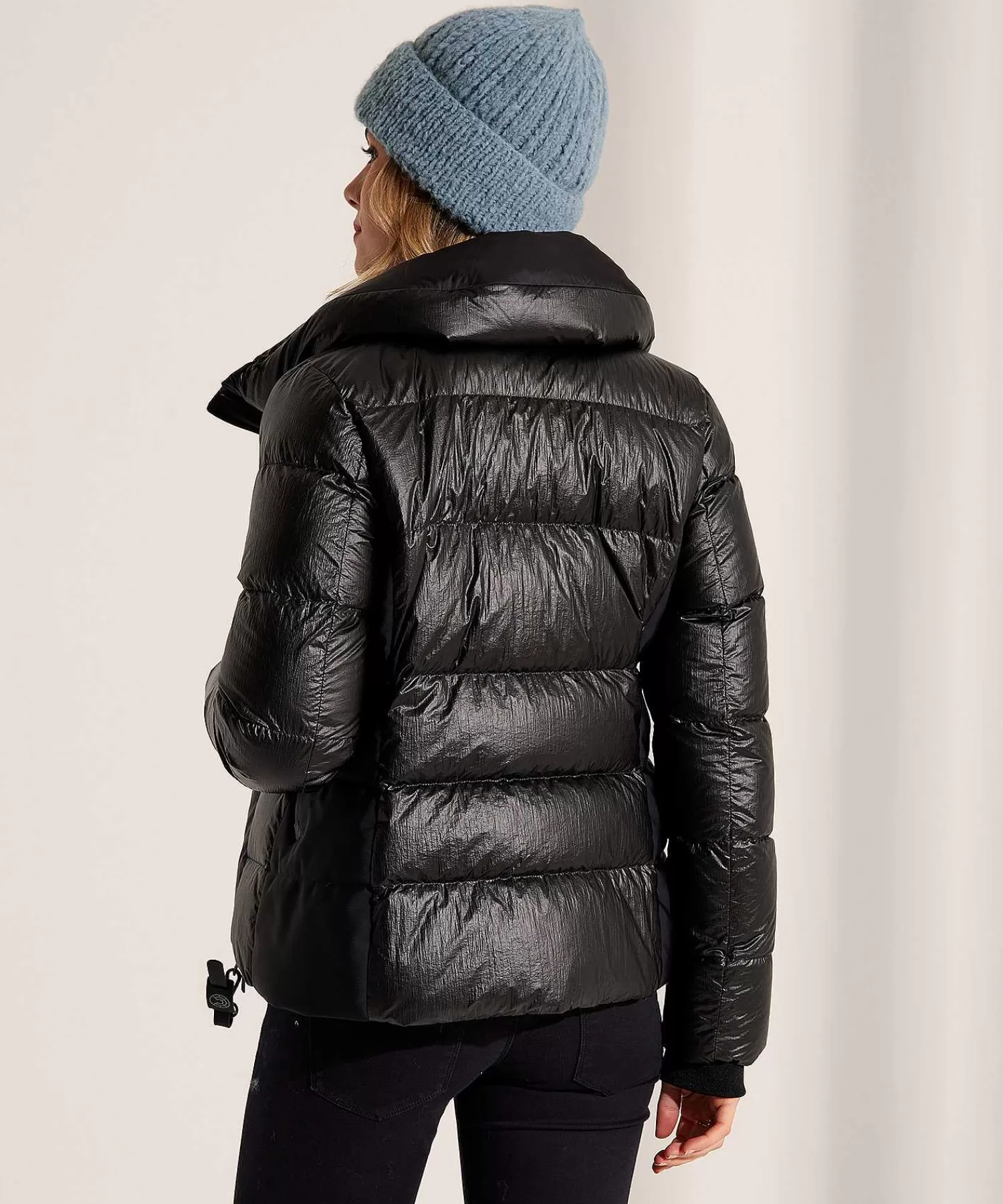 Creenstone Chaqueta De Plumon Corta Con Aspecto De Piel Revestida Store