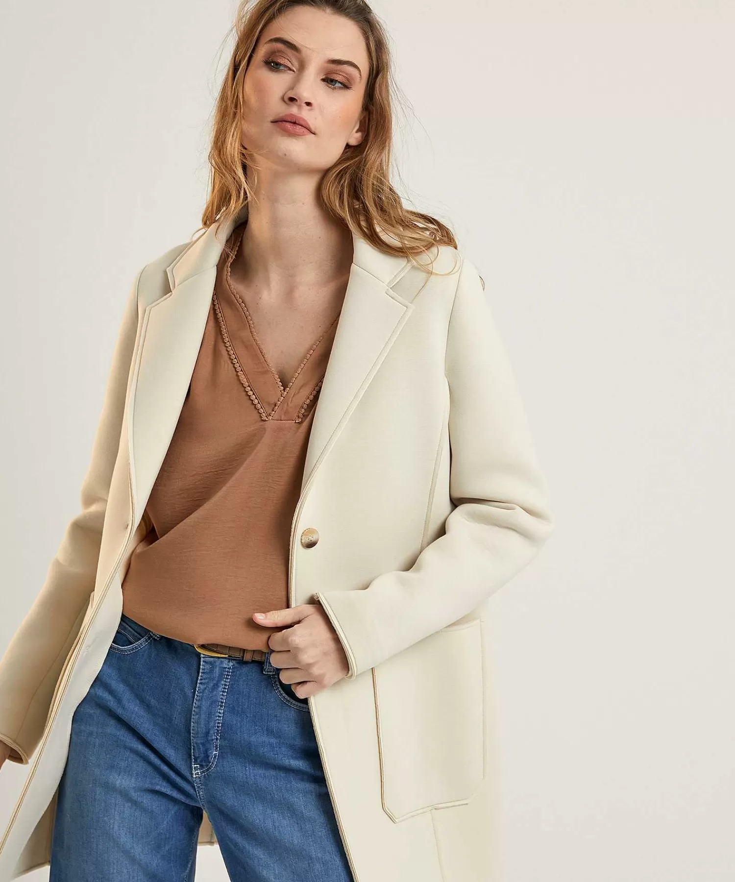 Beaumont Chaqueta Estilo Blazer De Buceo Gail Shop
