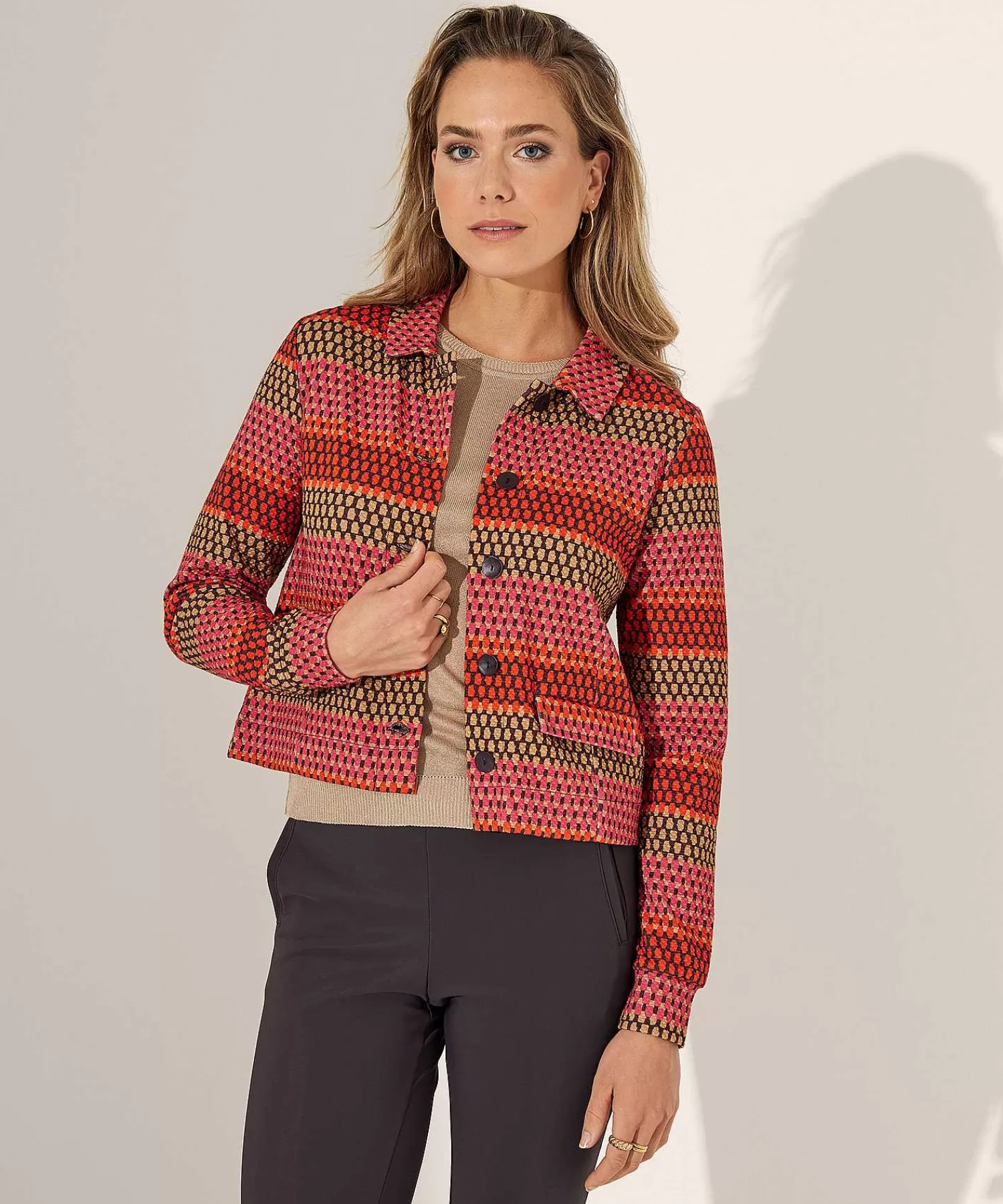 KYRA Chaqueta Estructura Multicolor Leona Cheap