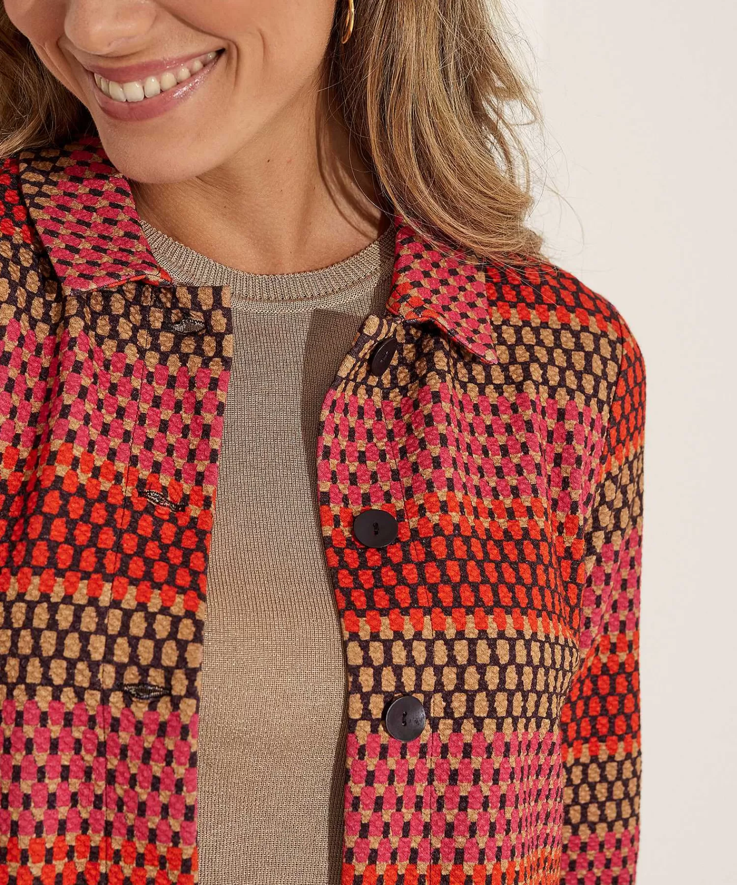 KYRA Chaqueta Estructura Multicolor Leona Cheap