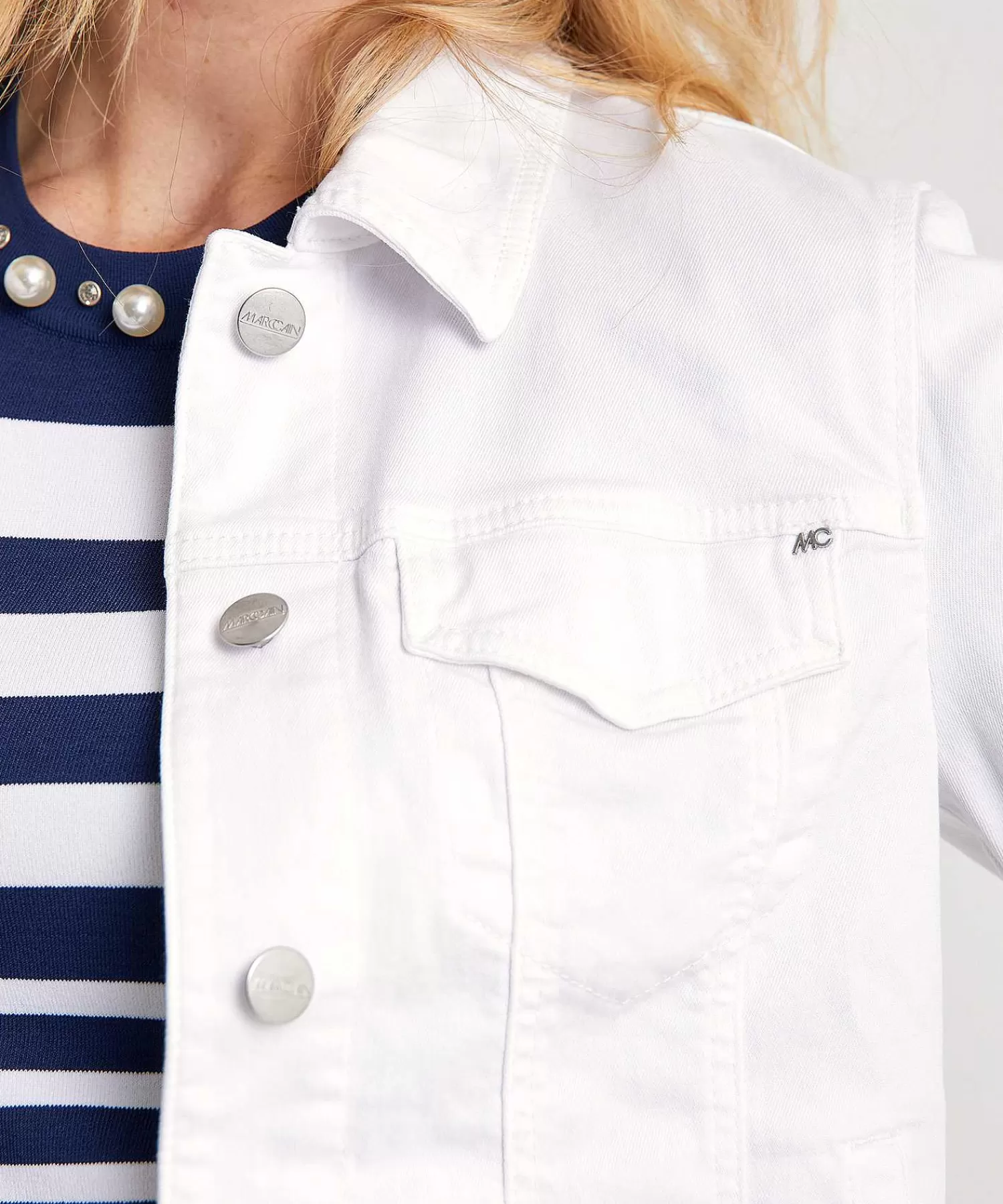 Marc Cain Additions Chaqueta Vaquera Con Deshilachados De Marc Cain Sale