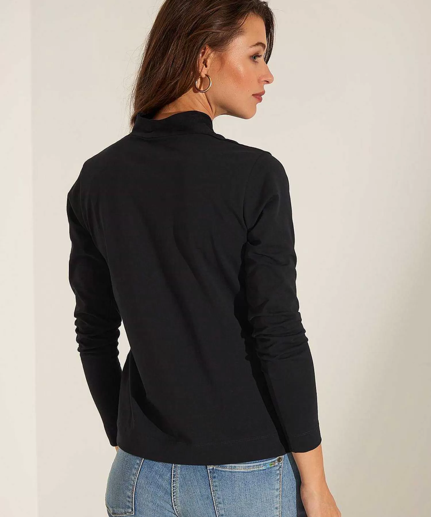 * Essentials Camisa Tulipan Manga Larga New