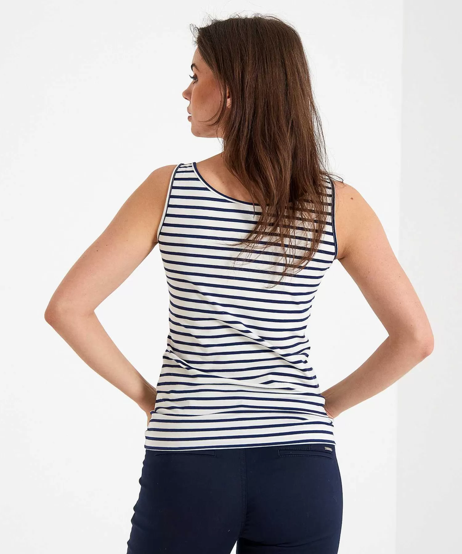 * Essentials Camiseta Sin Mangas Breton Stripe Hot