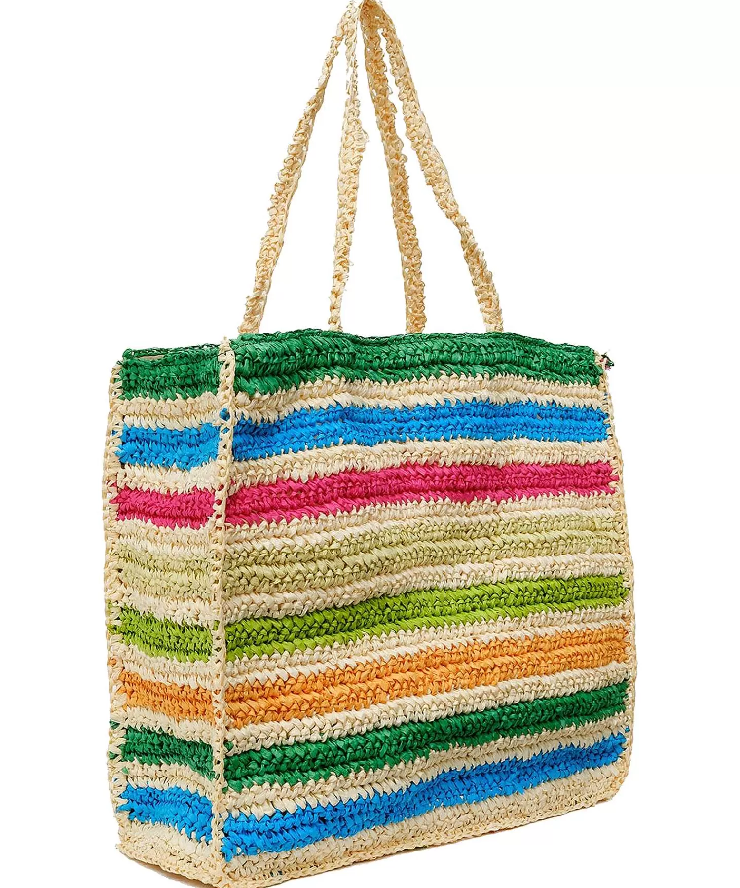 Fabienne Chapot Bolso Rafia Multicolor Naomi Best