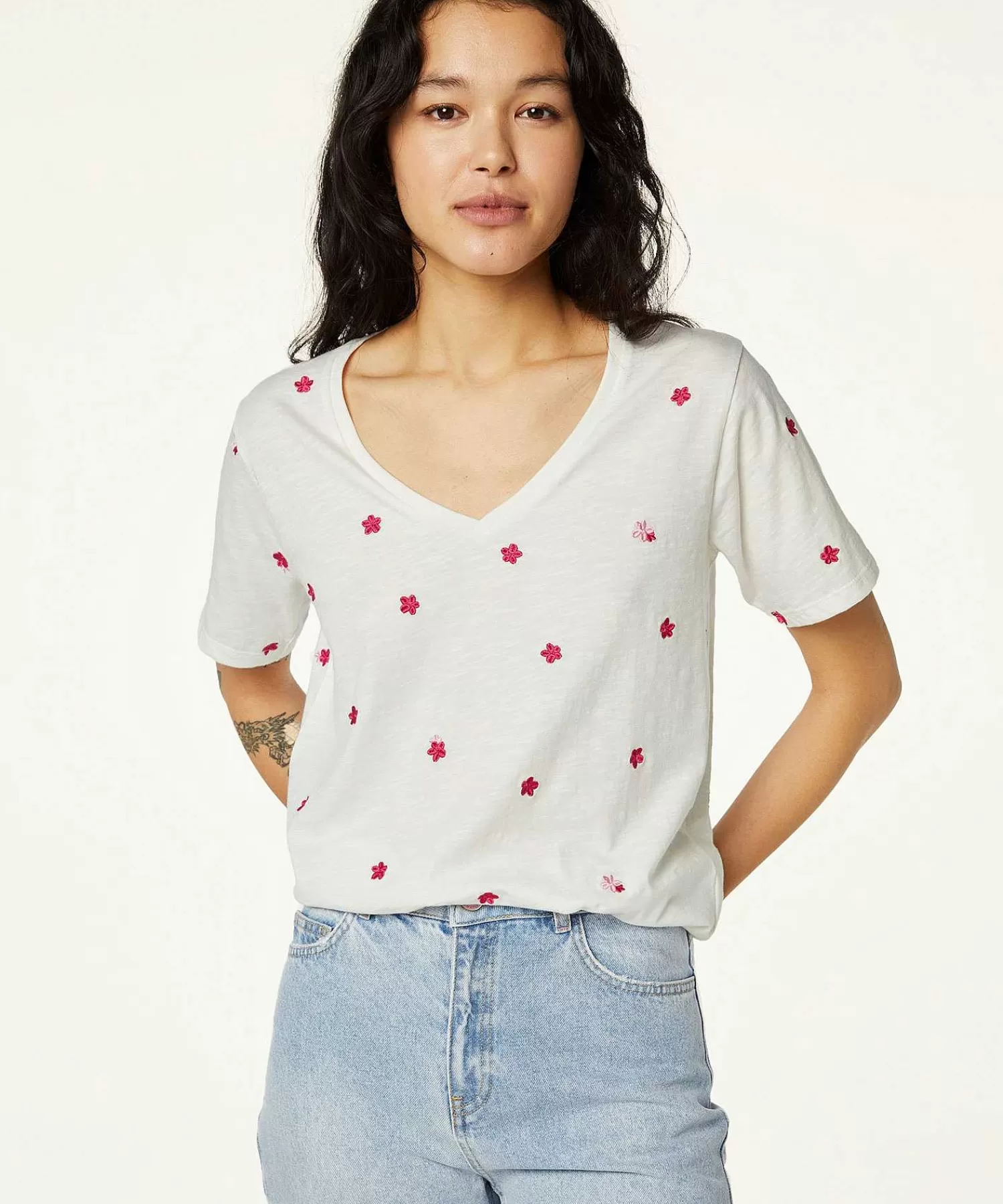 Fabienne Chapot Camiseta Con Bordado Floral Phill Clearance