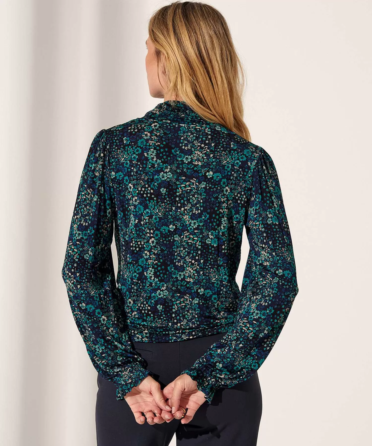 Fabienne Chapot Jersey De Cuello Alto Estampado Floral Billy Discount