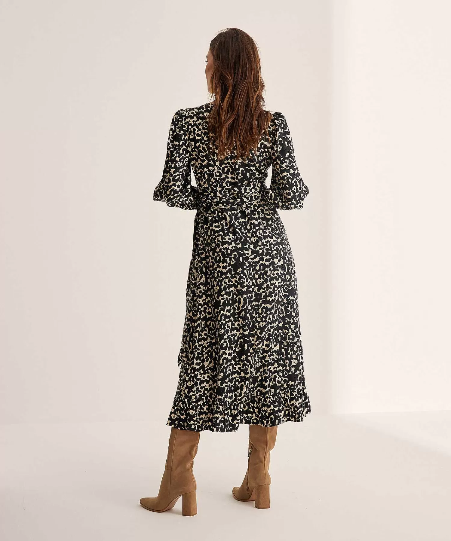 Fabienne Chapot Vestido Cruzado Estampado Floral Natalia Flash Sale