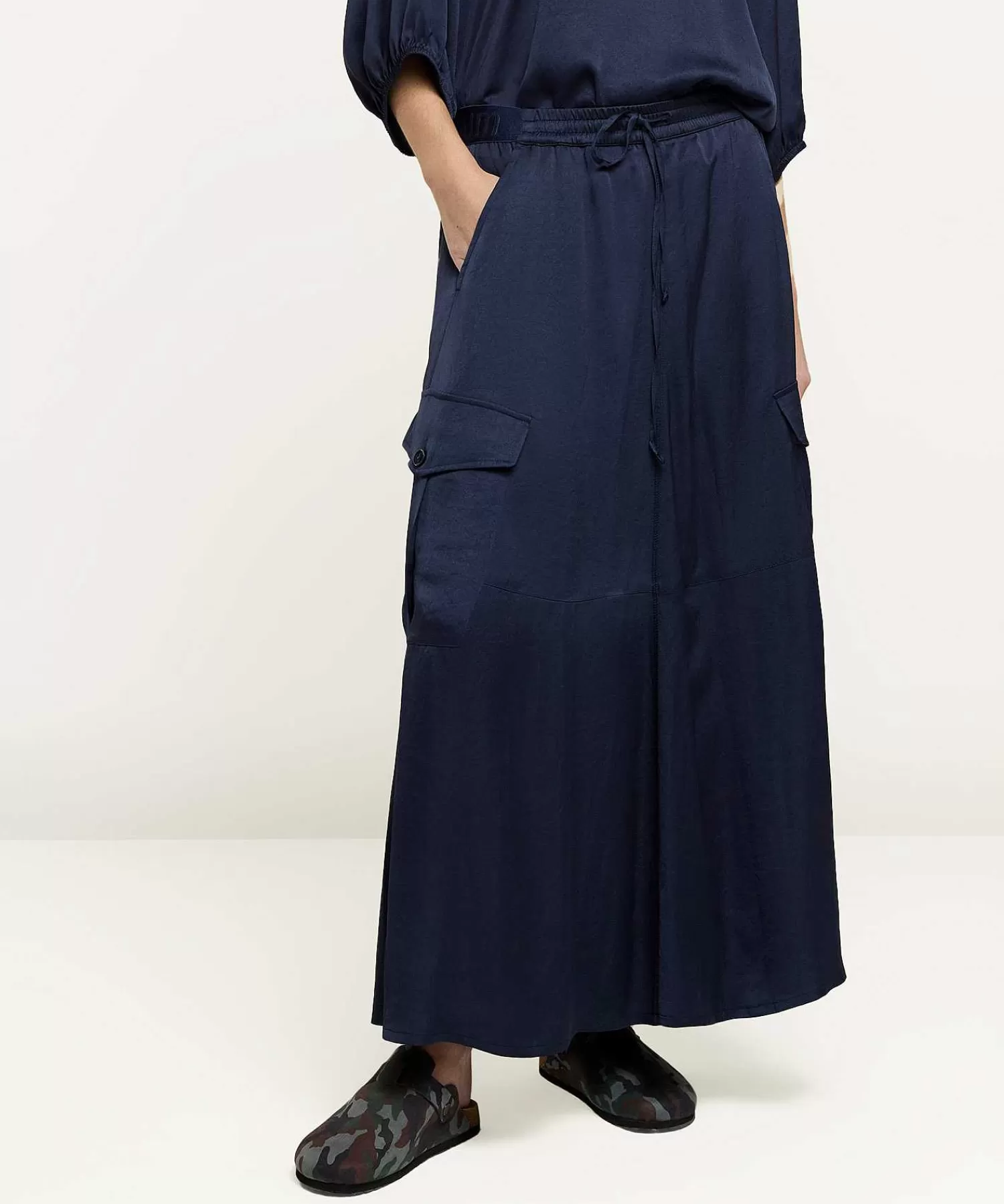 Summum Falda Cargo Sedosa Flash Sale