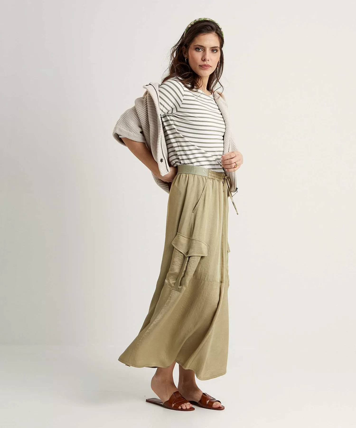 Summum Falda Cargo Sedosa Flash Sale