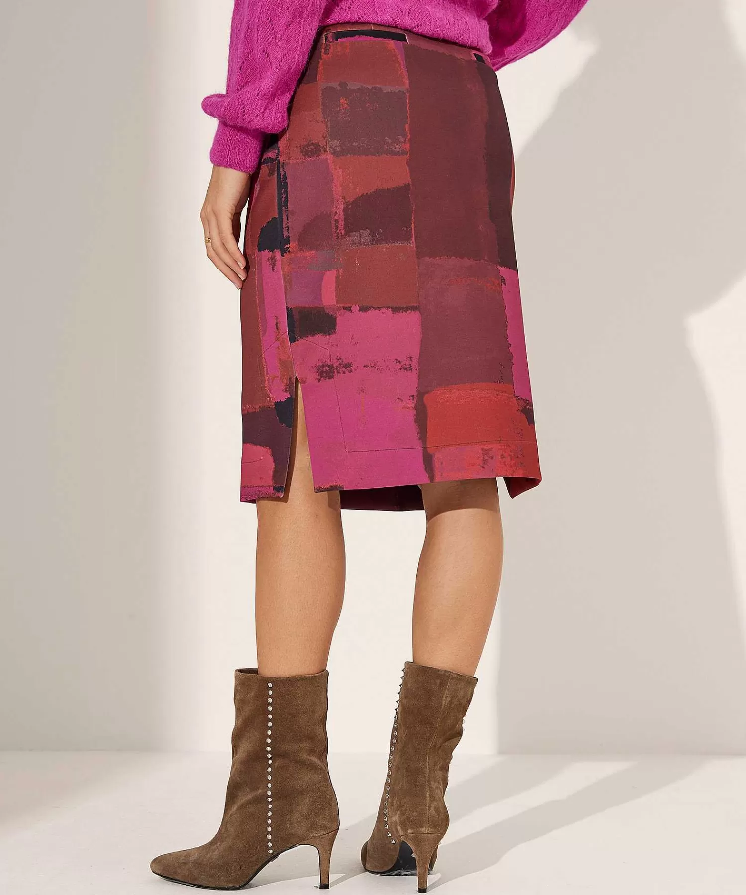 KYRA Falda De Buceo Abstract Noella Flash Sale