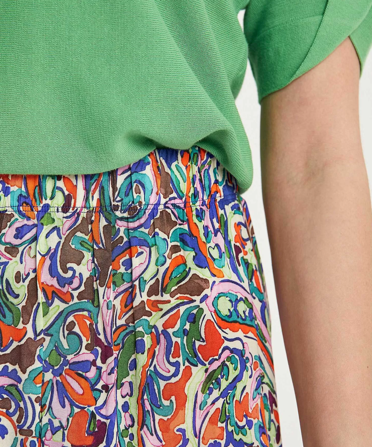 GIULIA E TU Falda Multicolor Paisley Clearance