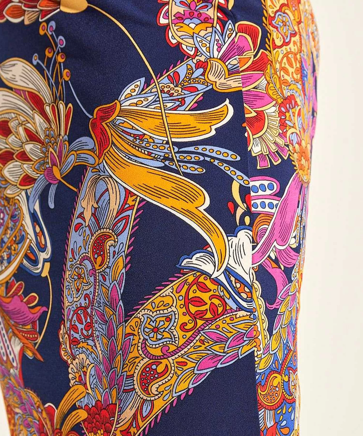 GIULIA E TU Falda Slinky Paisley Multicolor Cheap