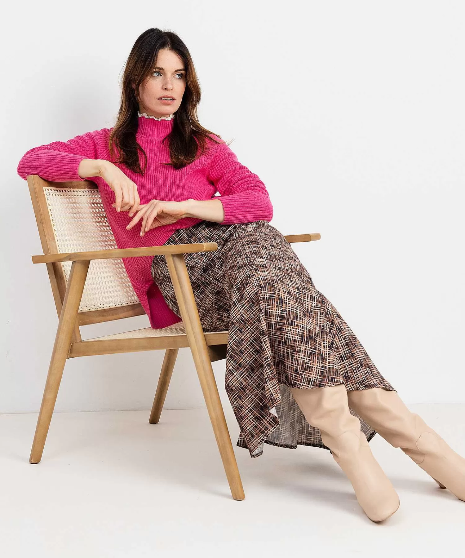 KYRA Falda Larga Con Estampado Grafico Sita Best Sale