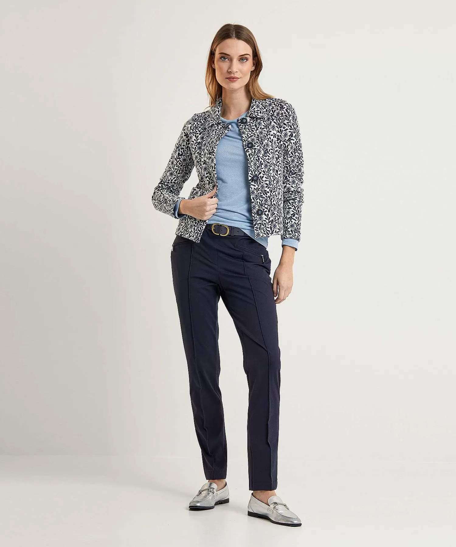 GIULIA E TU Blazer Chaleco Jacquard New