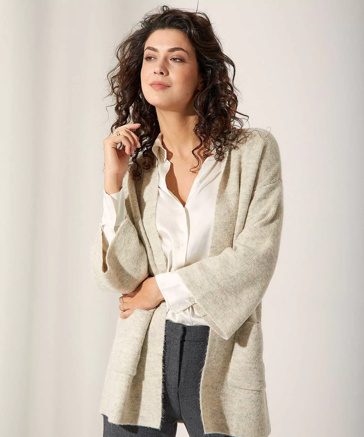 GIULIA E TU Cardigan Midi De Lurex Online