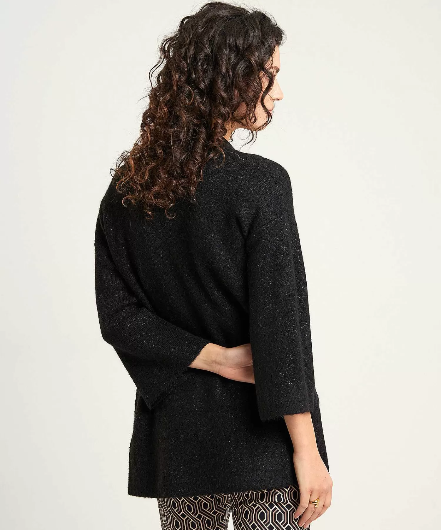 GIULIA E TU Cardigan Midi De Lurex Cheap