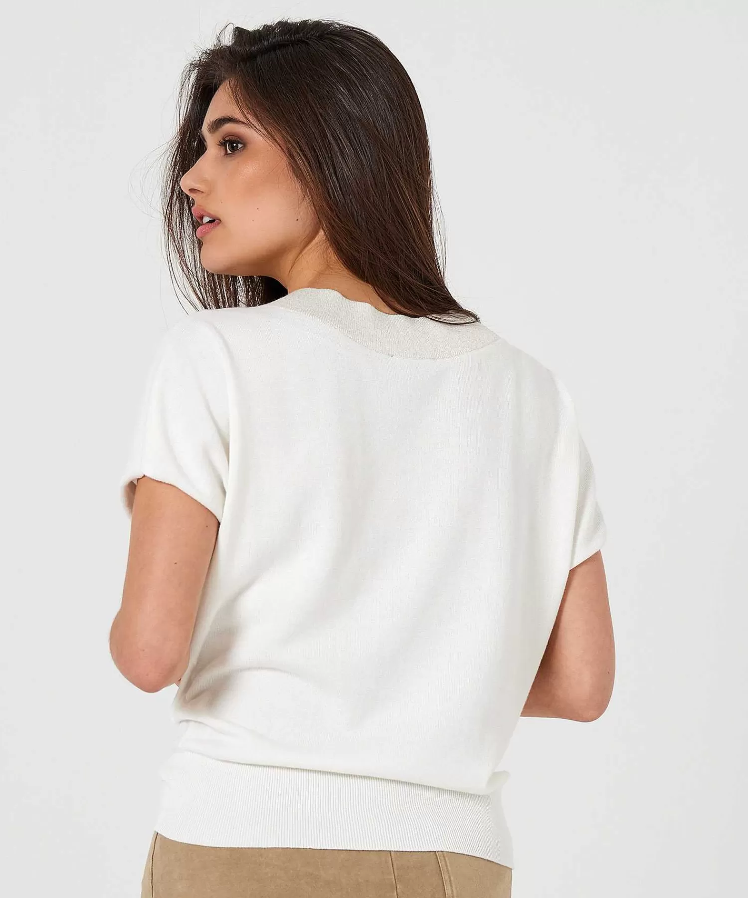 * Jersey Con Cuello En V Cheap