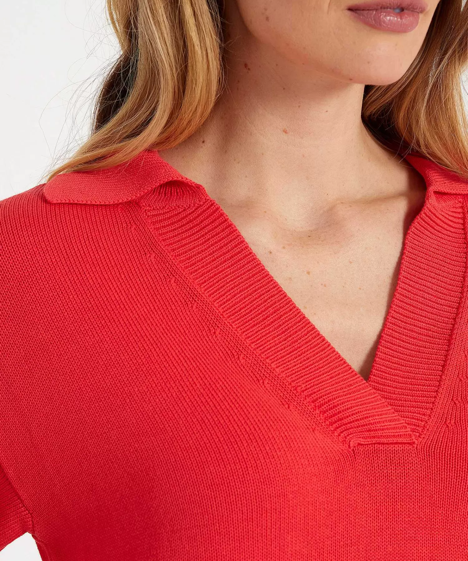 * Jersey Con Cuello Tipo Polo Cheap