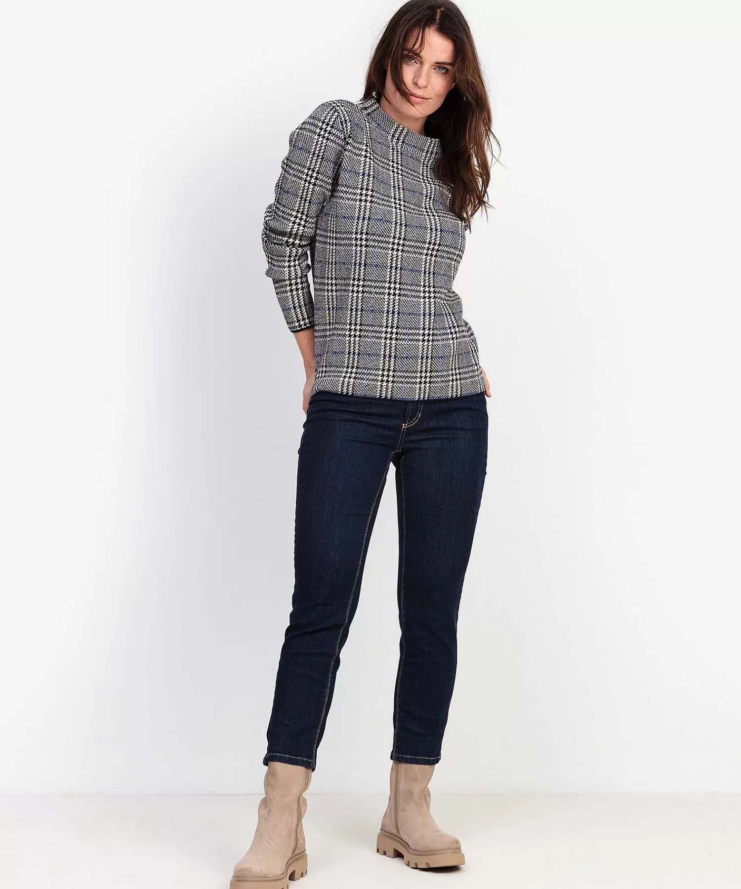 * Jersey Jacquard Cuadros Outlet