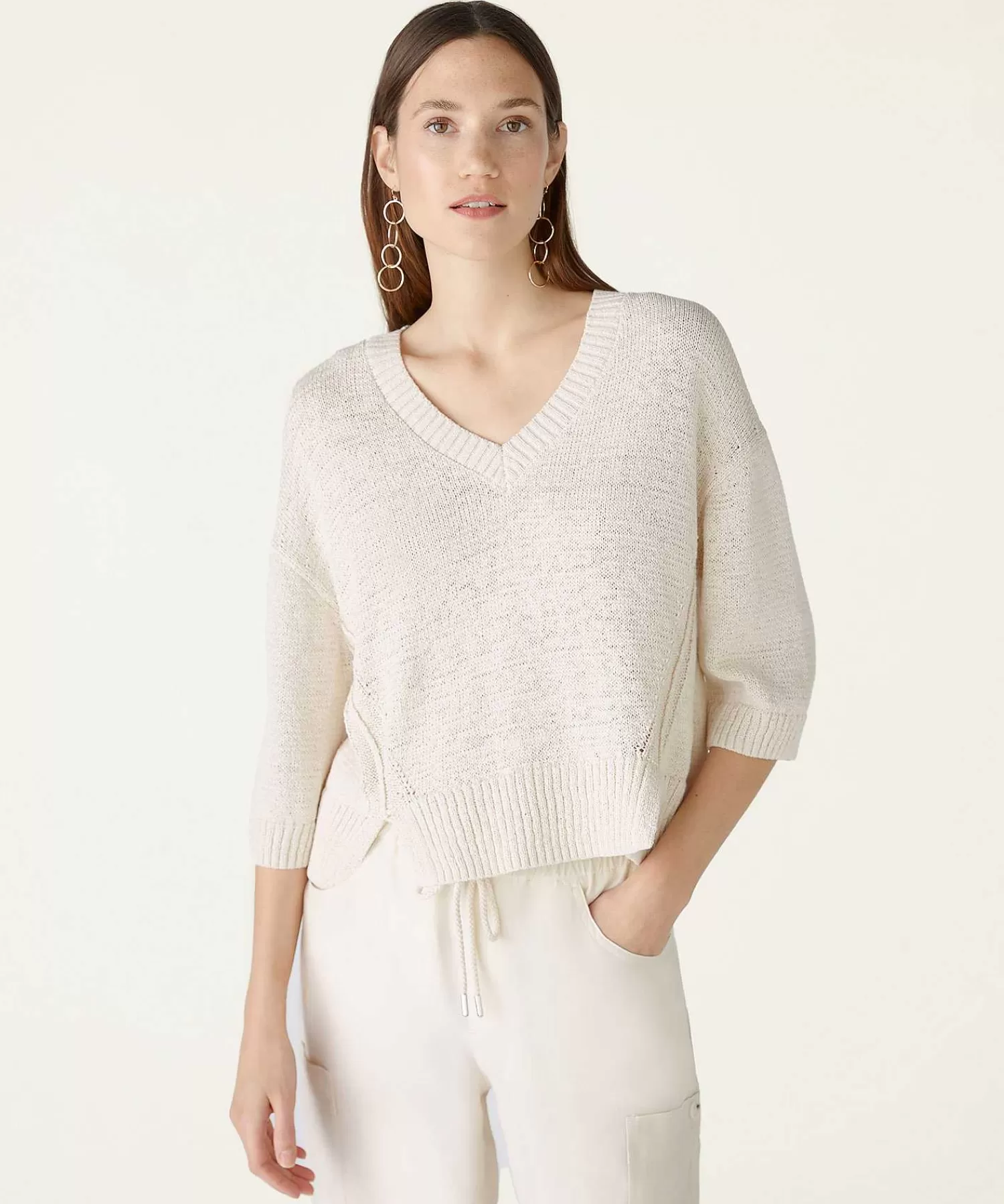 OUI Jersey Corto De Hilo Con Cinta Cheap