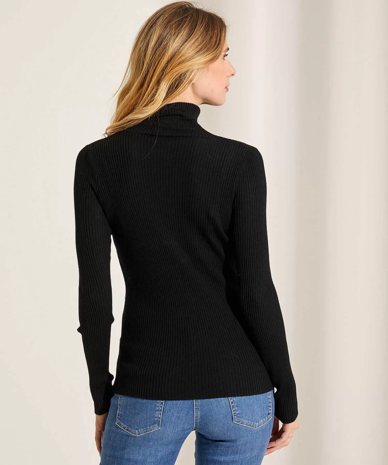 No Man's Land Jersey De Cuello Alto De Punto Acanalado Best