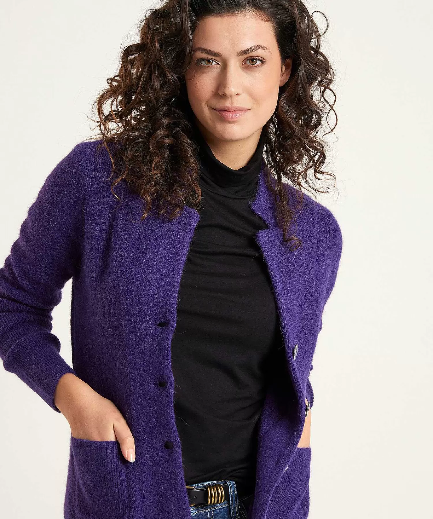 KYRA Jersey De Cuello Alto Sale