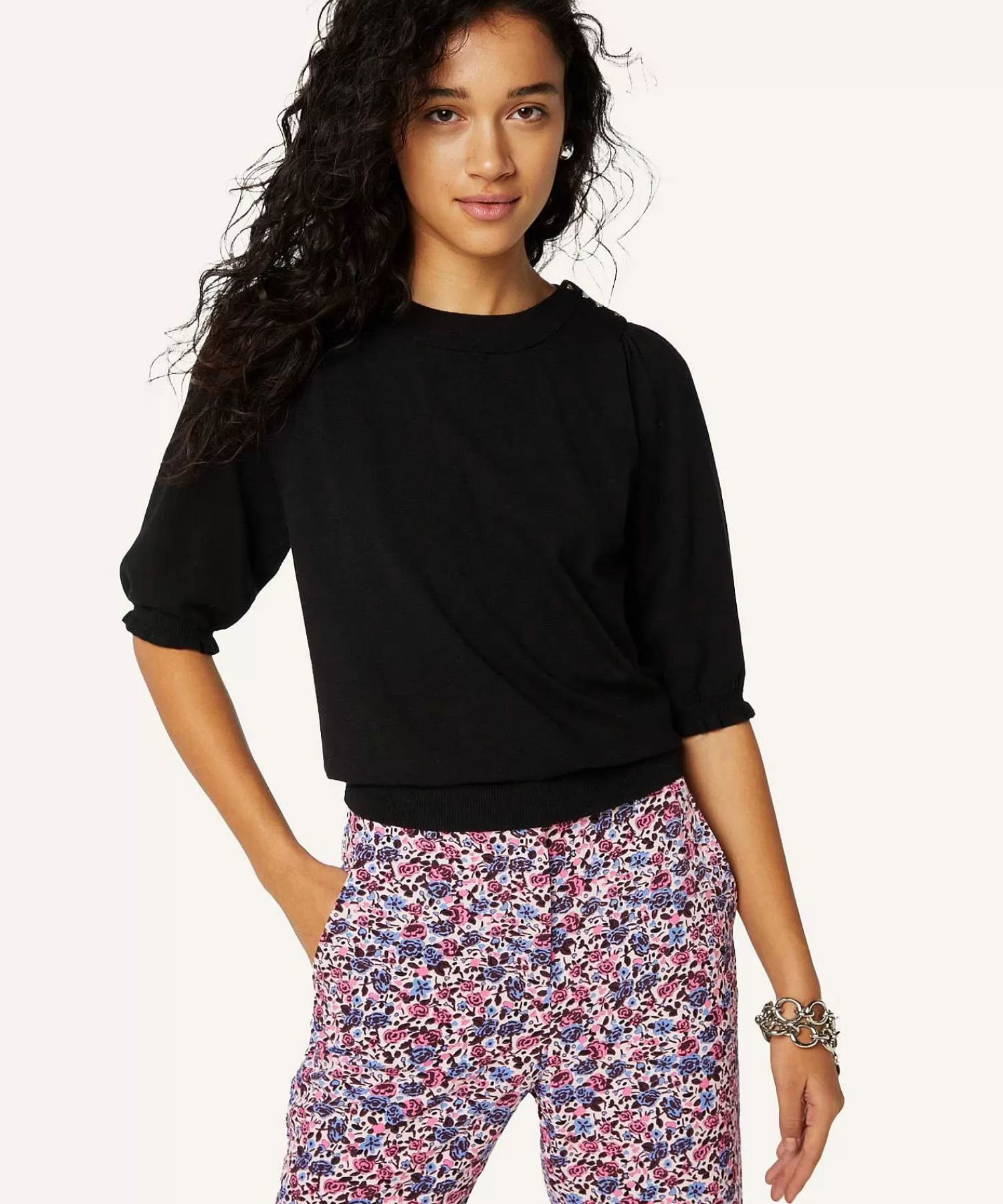 Fabienne Chapot Jersey Con Detalle De Hombros Milly Shop